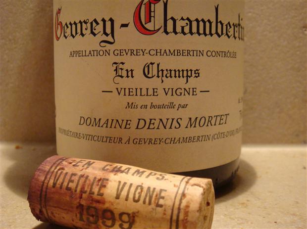 1999 Domaine Denis Mortet Gevrey Chambertin En Champs Vielle Vigne